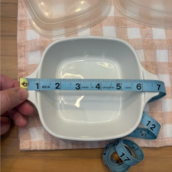 Corningware Petite White Ceramic Baking Dish with Handle - Picture 7 of 8